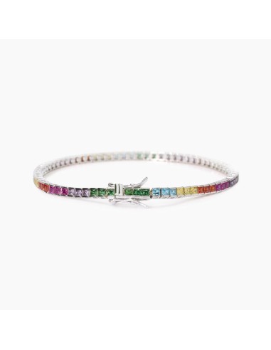 Bracciale tennis MABINA Tennis Club 533881-18 in argento 925 con cr...