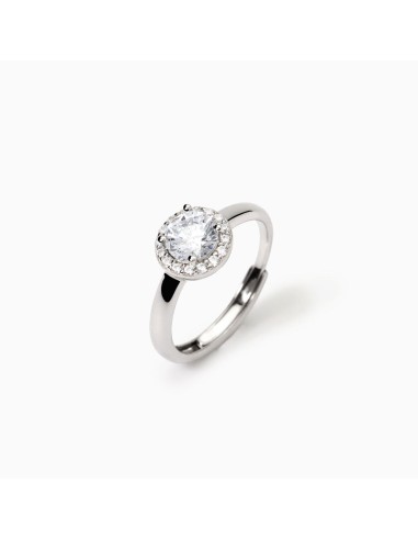 Anello regolabile MABINA Revival 523418 in argento 925 con cristall...