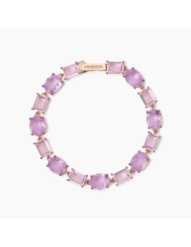 Bracciale MABINA Santorini 533899-18 argento 925 placcato oro rosa ...