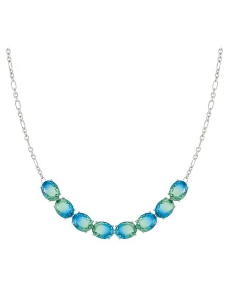 Collana NOMINATION SYMBIOSI in argento 925 pietre bicolore celeste/...