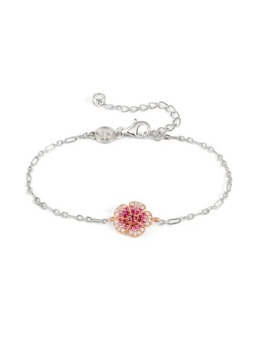 Bracciale NOMINATION CRYSALIS in argento 925 fiore cristalli rosa 2...