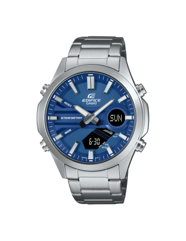 Orologio CASIO EDIFICE EFV-C120D-2AEF Silver Blue only 95,20 € on O...