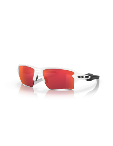 Occhiali da sole OAKLEY FLAK 2.0 XL 9188-03 Polished White Prizm Fi...
