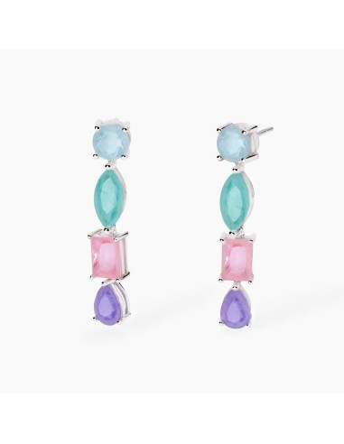 Orecchini pendenti MABINA Santorini 563793 argento 925 fusion stone...