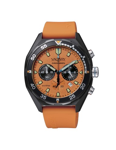 Orologio VAGARY by CITIZEN Aqua39 Crono IV2-044-90 Orange in Offert...
