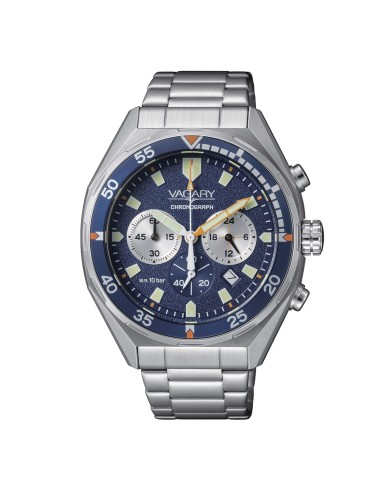 Orologio VAGARY by CITIZEN Aqua39 Crono IV2-010-71 Blue in Offerta ...