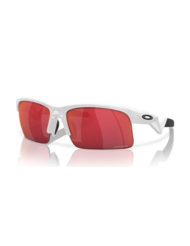 Occhiali da sole OAKLEY Junior CAPACITOR J9013-03 Polished White Pr...