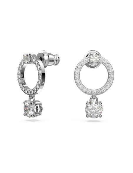 SWAROVSKI ATTRACT:ORECCHINO A BUCO CIR CZWH/CRY/RH only 89,00 € on ...