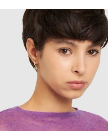 SWAROVSKI STILLA:ORECCHINO A BUCO MINI HOOP GRE/GO only 119,00 € on...