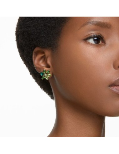 SWAROVSKI GEMA:ORECCHINO A BUCO STUDS GRE/GOS only 129,00 € on OroF...