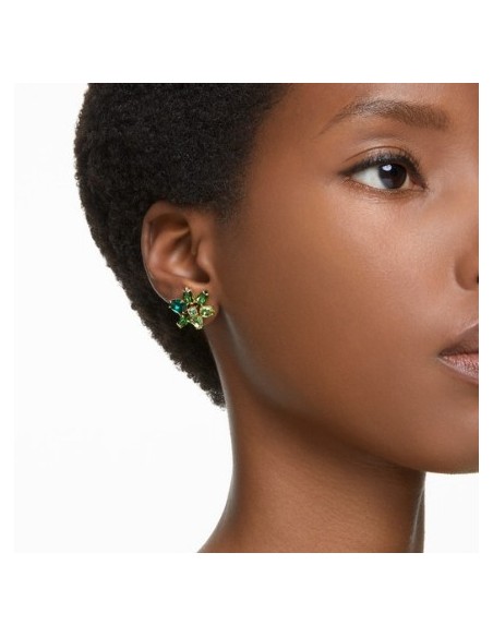 SWAROVSKI GEMA:ORECCHINO A BUCO STUDS GRE/GOS only 129,00 € on OroF...