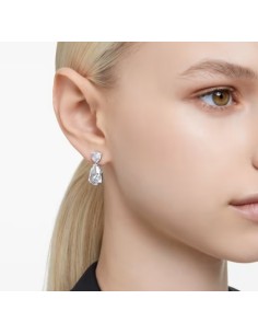 SWAROVSKI MESMERA:ORECCHINO A BUCO DROP CRY/RHS only 129,00 € on Or... 2