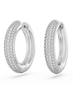 SWAROVSKI DEXTERA:ORECCHINO A BUCO HOOP CRE/RHS only 159,00 € on Or...