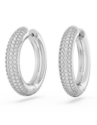SWAROVSKI DEXTERA:ORECCHINO A BUCO HOOP CRE/RHS only 159,00 € on Or...
