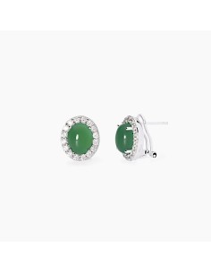 Orecchini MABINA Ginevra 563777 in argento e agata verde only 76,00...