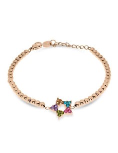 Bracciale LIU-JO LJ2452 In Acciaio 316L Pvd Oro Rosa Stella Central...