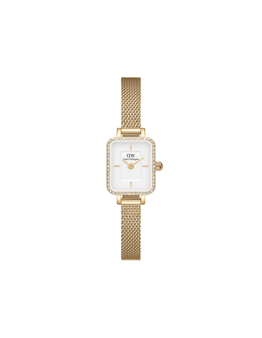 Orologio DANIEL WELLINGTON Quadro Mini Lumine Bezel Gold DW00100730...