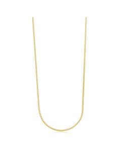 Collana S'AGAPO CHUNKY in acciaio 316L dorato catena snake SHK91 on...