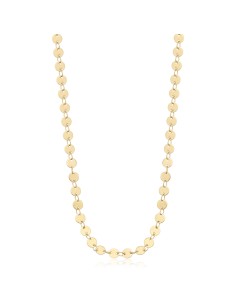 Collana girocollo S'AGAPO CHUNKY in acciaio 316L dorato catena a di...