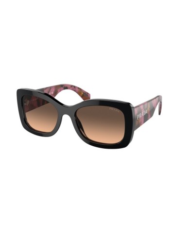 Occhiali da sole PRADA PRA08S 12O50C Mahogany Brown Gradient Grey 5...