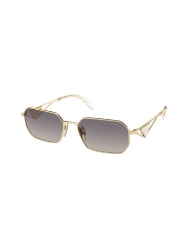 Occhiali da sole PRADA PRA51S ZVN30C Pale Gold Gradient Blue Mirror...