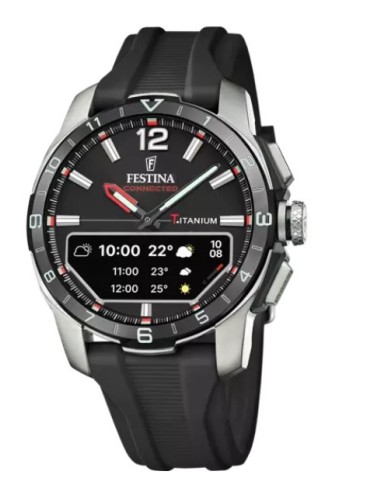 Smartwatch FESTINA Connected D F23000/4 Nero con cinturino in silic...