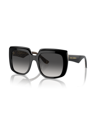 Occhiali da sole DOLCE & GABBANA D&G DG4414 32998G Black On Leo Bro...