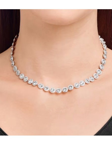 SWAROVSKI ANGELIC:COLLANA RND CRY/RHS only 250,00 € on OroFashion.it