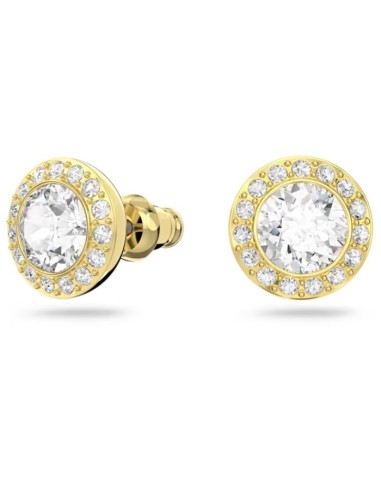 SWAROVSKI ANGELIC:ORECCHINO A BUCO RND STUD CRY/GO only 89,00 € on ...