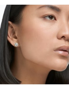 SWAROVSKI ANGELIC:ORECCHINO A BUCO RND STUD CRY/GO only 89,00 € on ... 2