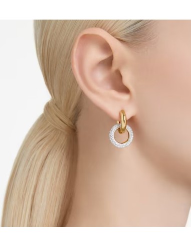 SWAROVSKI DEXTERA:ORECCHINO A BUCO HOOP INTERLINKE only 159,00 € on...