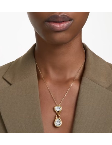 SWAROVSKI DEXTERA:PEND ONE STONE WHI/GOS only 139,00 € on OroFashio...