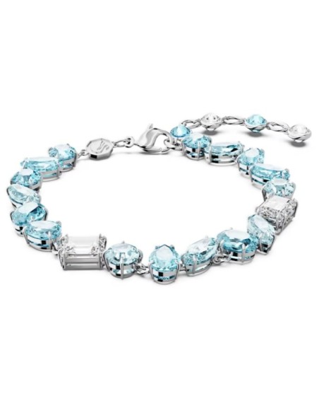 SWAROVSKI GEMA:BRACCIALE BLU/RHS M only 199,00 € on OroFashion.it