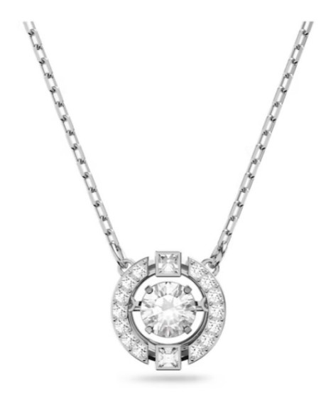 SWAROVSKI SPARKLING DC:COLLANA CZWH/CRY/RHS  a solo 129,00 € su Oro...