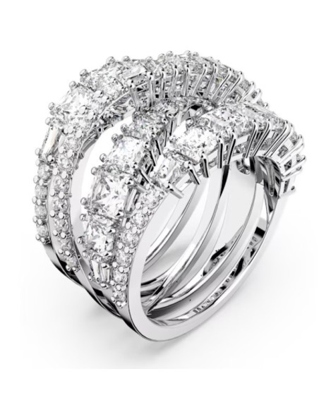 SWAROVSKI TWIST:ANELLO WRAP CZWH/RHS FULL PAVE 60 only 199,00 € on ...