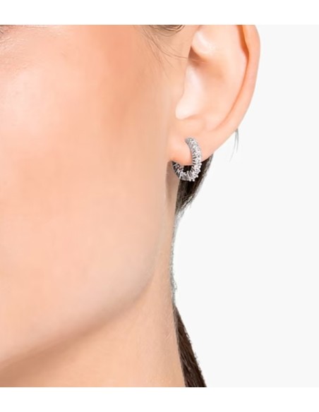 SWAROVSKI VITTORE:ORECCHINO A BUCO MINI HOOP CZWH/ only 69,00 € on ...