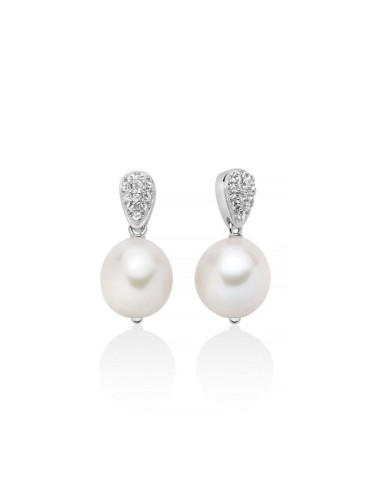 Orecchini pendenti MILUNA Giochi di Perle PER2739B con perla e topa...