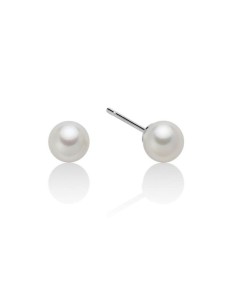 Orecchini MILUNA PPN665BMV3 con perla 6/6,5 mm in oro bianco 18Kt o...