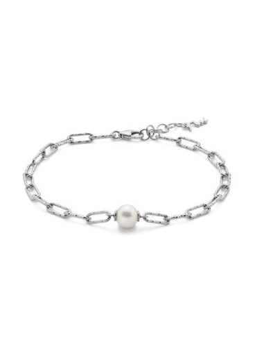Bracciale MILUNA Miss Italia PBR3140B perla Oriente e catena diaman...