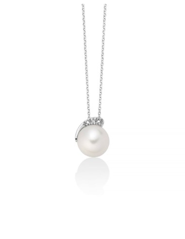 Collana MILUNA PCL6554 in oro 18Kt con perla e diamante only 329,00...