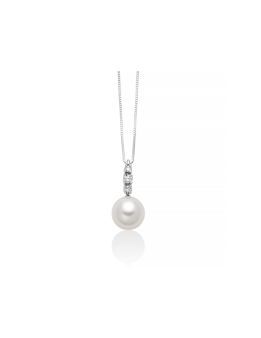 Collana MILUNA PCL6465 in oro 18Kt con perla e diamanti only 729,00...