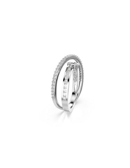 SWAROVSKI HYPERBOLA:ANELLO 2 ROW WHITE/RHS 58  a solo 139,00 € su O...