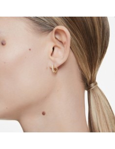 SWAROVSKI MATRIX:ORECCHINO A BUCO MN HOOP CRE/GOS only 59,00 € on O... 2