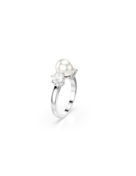 SWAROVSKI MATRIX:ANELLO 8MM PEARL WHITE/RHS 55 only 119,00 € on Oro...