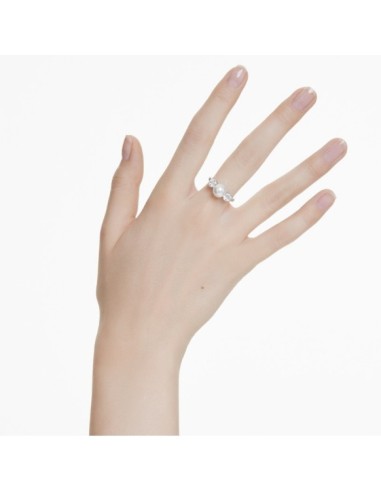 SWAROVSKI MATRIX:ANELLO 8MM PEARL WHITE/RHS 55 only 119,00 € on Oro...