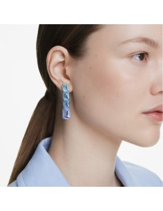 SWAROVSKI MILLENIA:ORECCHINO A BUCO BLU/RHS only 159,00 € on OroFas... 2