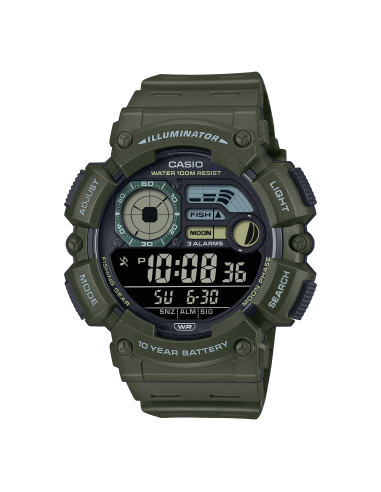 Orologio CASIO WS-1500H-3BVEF Green only 36,00 € on OroFashion.it