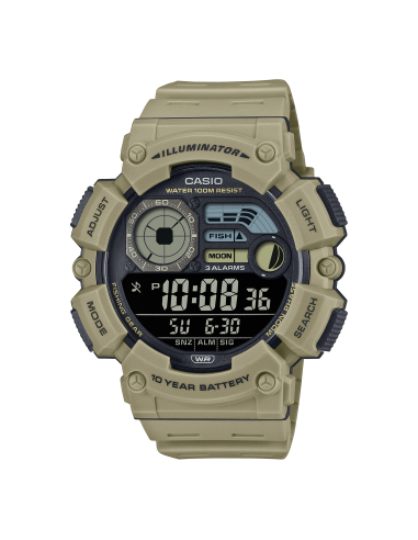 Orologio CASIO WS-1500H-5BVEF Military Green only 36,00 € on OroFas...