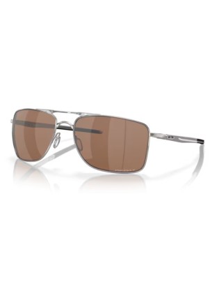Sunglasses OAKLEY GAUGE 8 4124-09 62 Polished Chrome Polarized only...