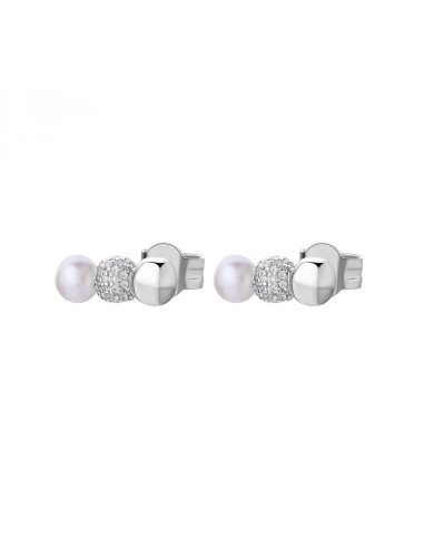 Orecchini ROSATO in argento 925 con cristalli e perle RZAZ023 only ...